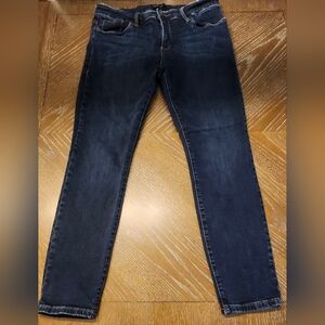 STS Blue Emma Mid Rise Ankle Skinny Jeans Size 32 Dark Wash